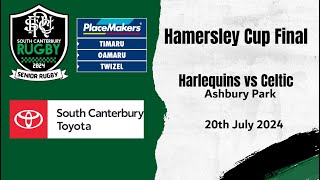 Hamersley Cup Final Harlequins vs Celtic 20th July 2024 [upl. by Harihs108]