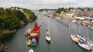 Le portmusée de Douarnenez  vieux voiliers  Port de Plaisance  Finistère  Bretagne  France [upl. by Atteuqcaj868]