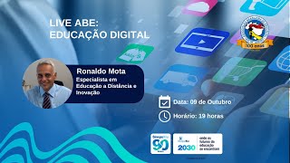 ABE realiza live sobre Educação Digital [upl. by Anitsrihc855]