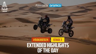 Extended highlights of Stage 2 presented by Aramco  Dakar2024 [upl. by Akeit]