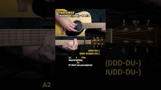 Far Away  Nickelback 2006 Easy Guitar Chords Tutorial with Lyrics Part 2 SHORTS REELS [upl. by Onairotciv303]