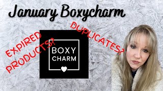 BOXYCHARM unboxing for January BASE amp PREMIUM EXPIRED PRODUCTS [upl. by Annayat373]