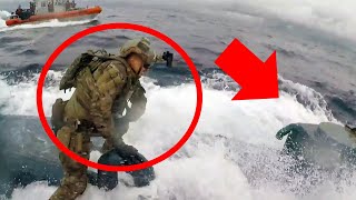 Coast Guards Special Ops Raid on Narco Submarine at Sea [upl. by Tenner194]