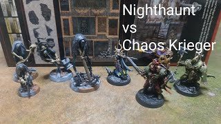 Warhammer Underworlds Nighthaunt vs Chaos Krieger [upl. by Hasty]