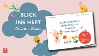 4 Klasse Blick ins Freiarbeitsheft zu Ostern [upl. by Sucramraj1]