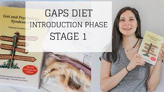 GAPS Diet Introduction Phase Stage 1  GAPS DIET STAGE 1  Bumblebee Apothecary [upl. by Kcirre]