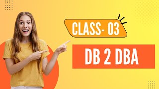 DB 2 DBA UDB Introduction  Class 03  By Visualpath [upl. by Ile]