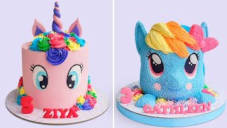 Best Unicorn Birthday Cake Ideas 🦄 Beautiful Easy Cake Decorating Recipes [upl. by Ingham]