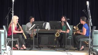 Diffusion for Saxophone Quartet by Gordon Goodwin 3rd movementSwing [upl. by Aicilas]