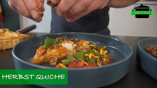 Herbst Quiche mit Kürbis und Pastinaken dazu lauwarmer Tomatensalat  heldampherd  Episode 19 [upl. by Iaverne]