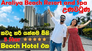 Araliya Beach Resort and Spa Unawatuna  ගාල්ලේ උණවටුණේ අරලිය එකට යමුද  Ultra Luxury 5 Star Hotel [upl. by Sankey]