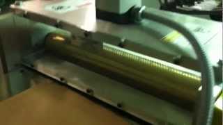 Micro perforating machine  Hand fed perforator  Pricking roll machine [upl. by Finn]