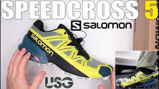 Salomon Speedcross 5 Review Salomon Trail Running Shoes Review [upl. by Leihcim]