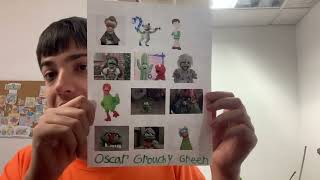 The Characters Gallery of Oscar Grouchy Green [upl. by Bennet]