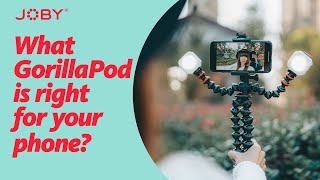 What GorillaPod is Right For Your Phone [upl. by Pardner321]