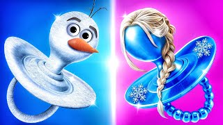 How to Become Elsa Frozen Extreme Makeover [upl. by Laryssa]