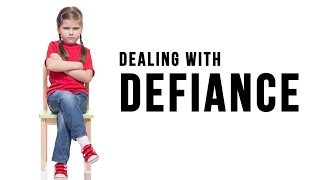 How to Handle a Defiant Child  Stop Back Talk [upl. by Cagle]