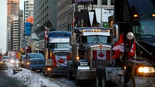 Ottawa quotfuera de controlquot estado de emergencia por protestas contra restricciones sanitarias [upl. by Hayouqes239]