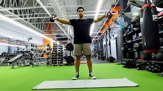 Alternating Dumbbell Front Raise to Lateral Raises [upl. by Eibot]