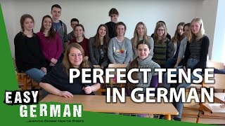 Perfect Tense in German  Super Easy German 26 [upl. by Atsyrhc]