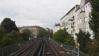 UBahn Berlin  U1 Führerstandsmitfahrt  Cab Ride Warschauer Straße  Uhlandstraße [upl. by Ardnauq]