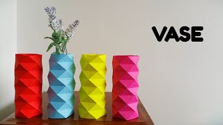 Vase Sleeve  DIY  How to make  Tutorial  Origami  778 [upl. by Rovner8]