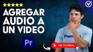 ¿Cómo AGREGAR AUDIO a un VIDEO en Premiere  🔊 Aprende a Editar en Premiere 🔊 [upl. by Chloris170]