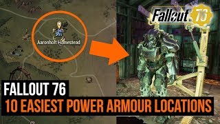 How to get RAIDER POWER ARMOR PLANS amp MOD PLANS in Fallout 76  Raider Power Armor Guide [upl. by Kciredor]