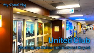 Quick Tour of United Club at Washington Dulles Concourse C Across from Polaris Lounge [upl. by Anahcra]