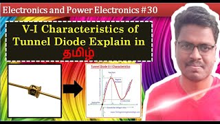 30 Electronics  VI Characteristics of Tunnel Diode Explain in Tamil [upl. by Mirabelle]