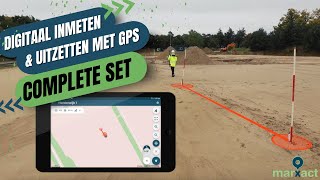 Digitaal inmeten en uitzetten met GPS Complete meetset [upl. by Alehtse289]