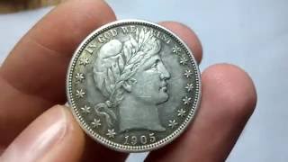 1905 s Barber Half Dollar for sale [upl. by Brunhilda]