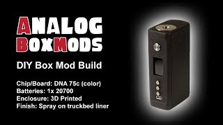 DNA 75c 1x20700 DIY Box Mod Build [upl. by Machos]