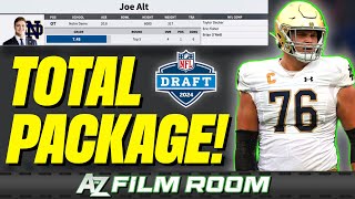 Chargers OT Joe Alt 2024 NFL Draft Scouting Report [upl. by Ravo]