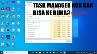 Task Manager Tidak Muncul Tidak Bisa di Buka di Windows  SOLUSI [upl. by Nedia]