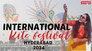 Dont miss International kite festival Hyd 2024Whats so special kitefestival2024 hyderabadi [upl. by Drarrej]