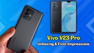 Vivo v23 Pro Unboxing amp First Impressions [upl. by Anaidiriv]