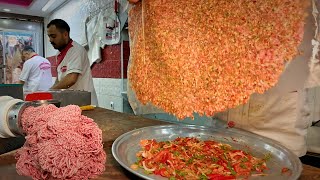 Ultimate Street Food in HATAY TURKEY 🇹🇷 Antakya Tebsi Kebab  Giant Kunafa [upl. by Lole535]