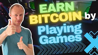 4 REAL Ways to Earn Bitcoin by Playing Games Free amp Legit [upl. by Rehtnug]