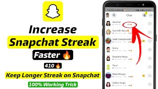 How to Increase Snapchat Streak with Friends  How to keep longer Snapchat Streak [upl. by Gabriella]