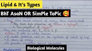 Lipid Structure  Acylglycerol  Biological Molecules Class 11 [upl. by Dix907]