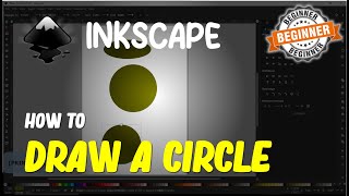 Inkscape How To Draw A Circle [upl. by Neufer]