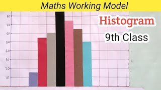 Maths Working Model on Histogram Statistics  Maths Working Model for class 9  9th Class Project [upl. by Laehcimaj]