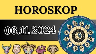 HOROSKOP FÜR 6 NOVEMBER 2024 FÜR ALLE STERNZEICHEN [upl. by Fricke945]