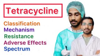 Tetracycline  Classification  Mechanisms  Resistance  Adverse Effects  Spectrum [upl. by Jarv]