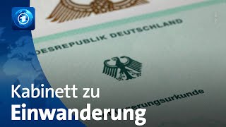 Einwanderung von Fachkräften Bundesregierung einigt sich auf neue Regeln [upl. by Neeliak]