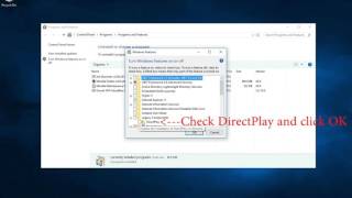 How to Enable DirectPlay in Windows 10 [upl. by Lechar]