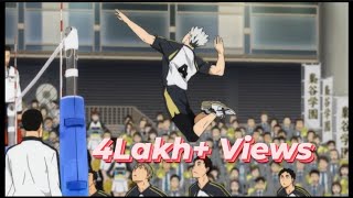 Bokuto line shot  Fukurodani vs Eiwa  Haikyuu to the top [upl. by Madox]