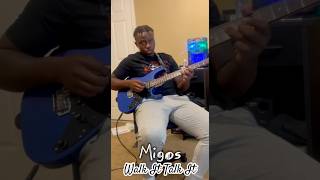 guitar rapper music Migos Walk It Talk It iplaymyway iworkhard youtubeshorts youtube [upl. by Hasin]