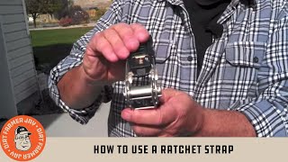 How to use a Ratchet Strap [upl. by Saideman]